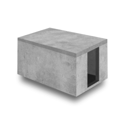 PIWNICZKA Z DACHEM PŁASKIM 350x240x205